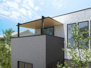 LIXIL　テラスSC　壁付けタイプ　エクステリア製品　外構　バルコニー屋根　テラス屋根